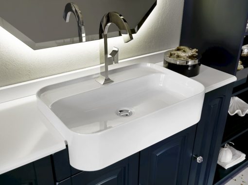 Acanthis AC18 - Mobile luxury arredo bagno L 293 x P 38/42 cm personalizzabile COMPAB