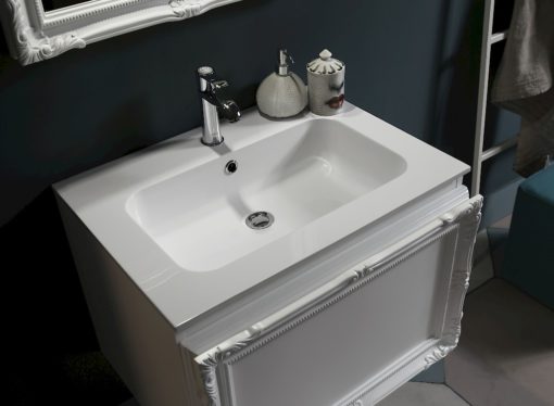 Delichon DH18 - Mobile luxury arredo bagno L 70,5+60 x P 56/20,8 cm personalizzabile COMPAB