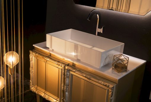Delichon DH15 - Mobile luxury arredo bagno L 101+101 x P 56 cm personalizzabile COMPAB